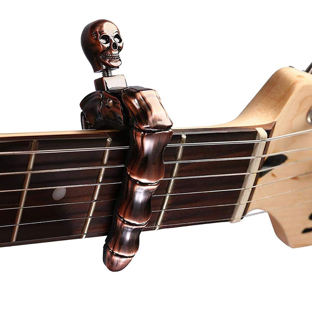 Guitar Capo Clip - Kapodaster do gitary w kształcie czaszki,