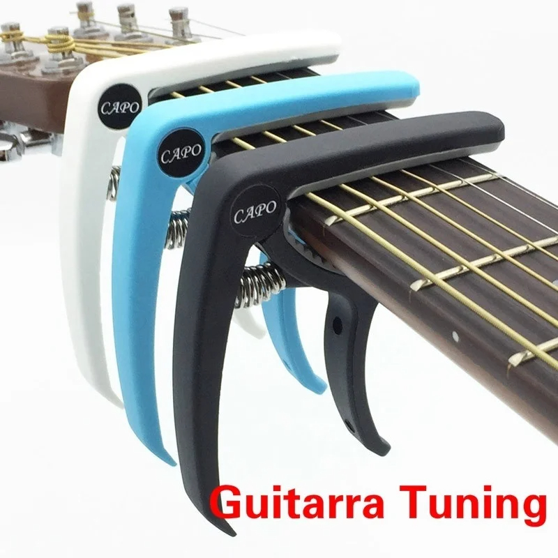 Guitar Capo Clip - Plastikowy Capo gitarowy na 6 strun