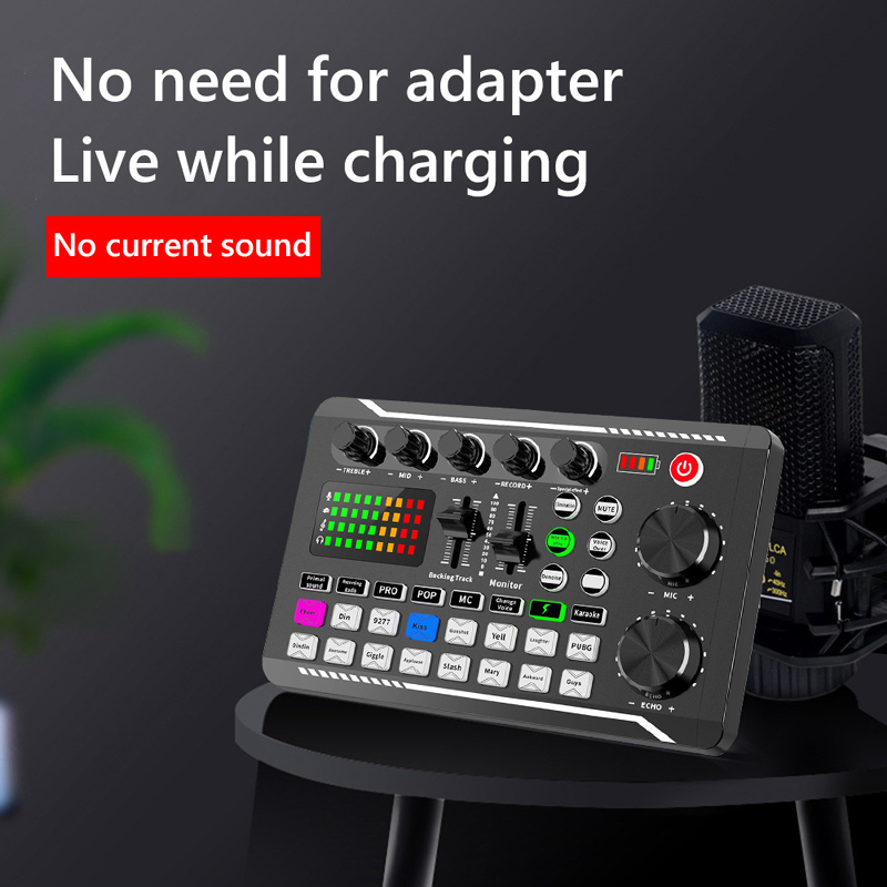 F998 Live Sound Card Audio Tun – Audio Music Tiktok recenzja i cena