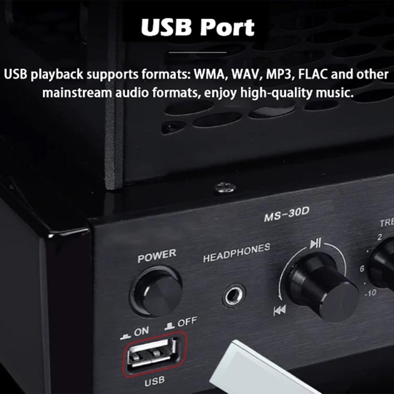 Wzmacniacz lampowy HIFI 2.1Ch  – Audio Music Youtube recenzja i cena