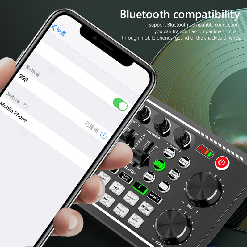 F998 karta dźwiękowa na żywo A – Audio Music Tiktok recenzja i cena