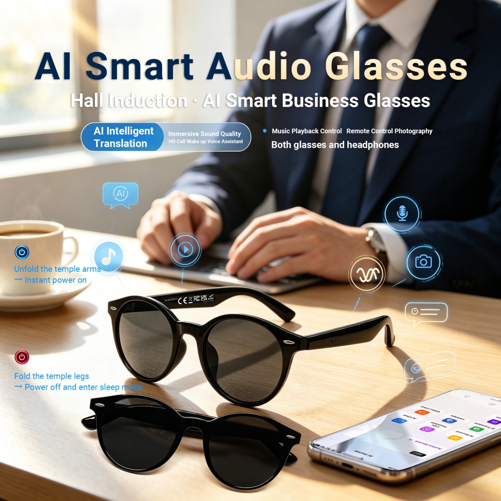 Okulary audio GM81 Fashion AI  – Audio Music Hall recenzja i cena